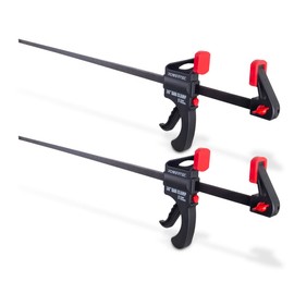 POWERTEC 71597 36 Inch Bar Clamps with Spreader, Trigger Clamps for Woodworking, One-Handed Carpenter Quick Clamp Sets for Gluing, Wood Clamps for Woodworking Tools, 2 pack