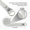 Yoga Strap Belt with Metal D-Ring Buckle, 6ft long &