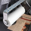 simpletome Kitchen Paper Towels Holder Under Cabinet Adhesive or Drilling