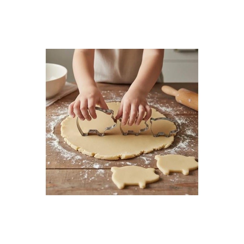 juego de 28 moldes para pan y galletas formas de