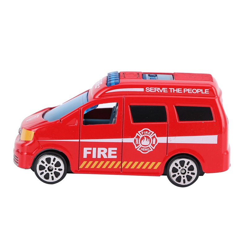 6pcs 1:64 Engineering Car Model Alloy Simulation Vehicle Car Model