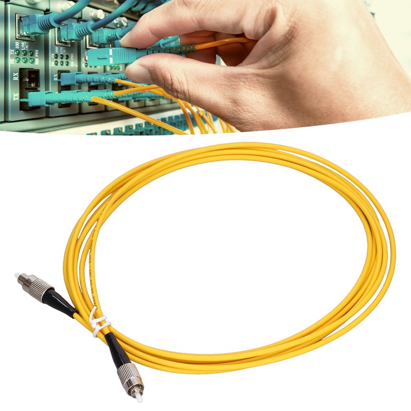5PCS Optical Fiber Extension Cable UPC/FC to UPC/FC Halogen Free