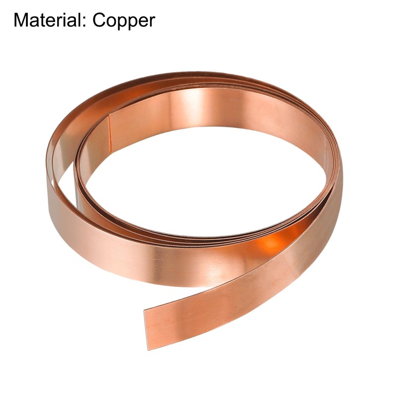QUARKZMAN Copper Sheet Roll Metal Foil Plate 1000 mm x