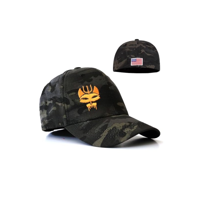 Black Multicam Camouflage US Navy Seal Team Six Baseball Cap