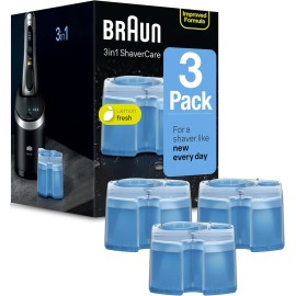 Braun Clean Renew Refill Cartridges CCR , Blue, 3 Count