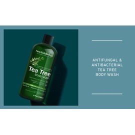 New York Biology Tea Tree Body Wash - Helps Nail Fungus, Athletes Foot, Ringworms, Jock Itch, Acne, Eczema & Body Odor, Soothes Itching & Promotes Healthy Skin and Feet - 236 ml