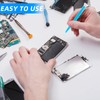 4 Pcs Plastic & Ceramic Screwdriver Set, Non-Conductive Slotted Screwdrivers