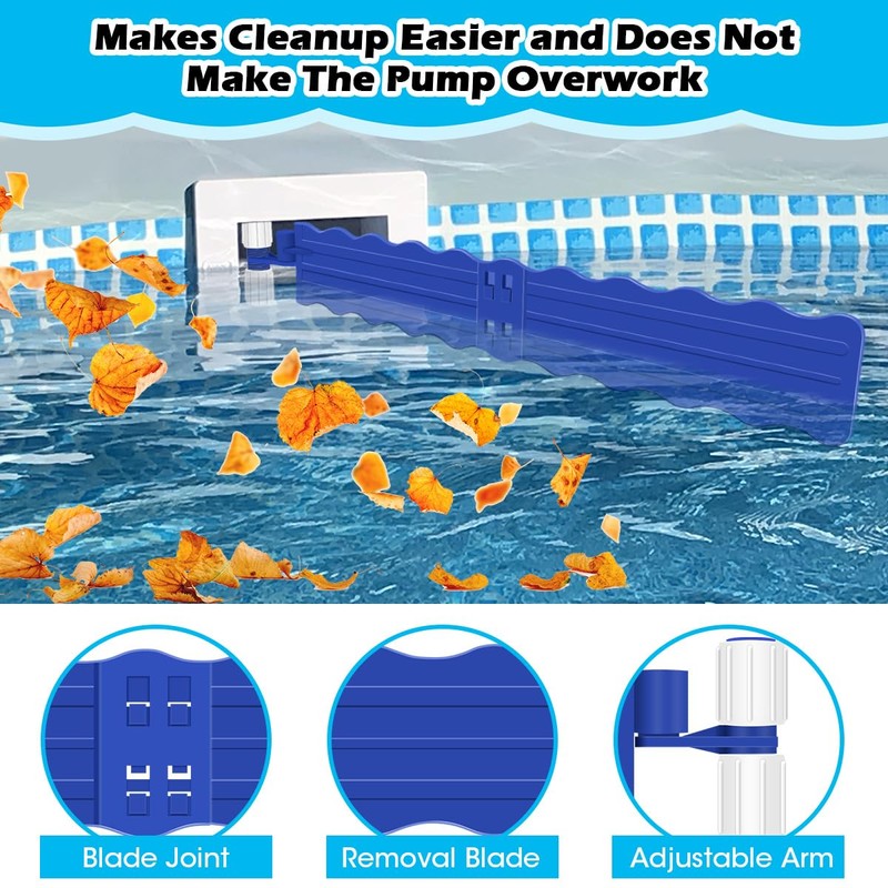 2Pack Pool Debris Catcher Skimmer, Pool Leaf and Debris Remover