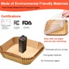 Air Fryer Disposable Paper Liner Square 10 Inch, 100Pcs Largest