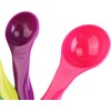 Small Spoon, Colourful Plastic Measuring Spoon, 5 Pieces Colourful Plastic