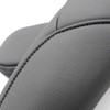 GXARTS Dark Gray Leather Armrest Arm Rest Cover Upholstery for
