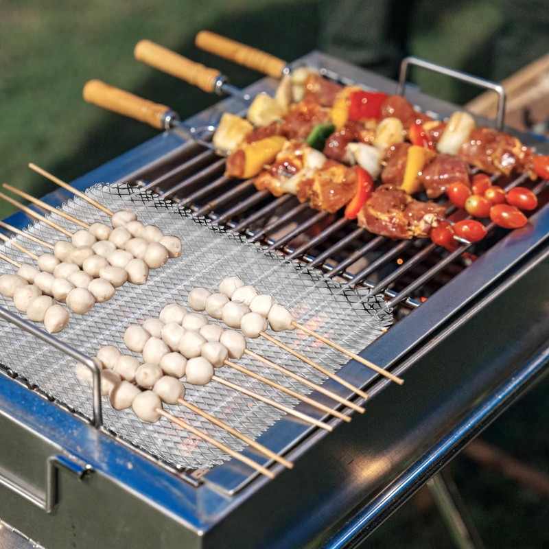 aglehome Grill Topper, Grill BBQ Disposable Grill Toppers, 10 Pack