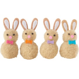 VBS Felt Rabbit Band - 4-Piece Set, Felt Figures, Easter, Easter Decoration, Rabbit Figures, Figures, Felt Animals, DIY Decoration
