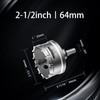 Mollom (2-1/2''|64mm) Heavy Duty Carbide Hole Saw with 2 Pilot