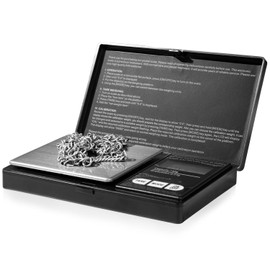 Generic Digital Pocket Scale, 0.01gX300g,Electronic Smart Weigh Scale,Portable, Small Jewelry Scale Grams and Ounces,Mini Scale with LCD Display,Tare Function, Black