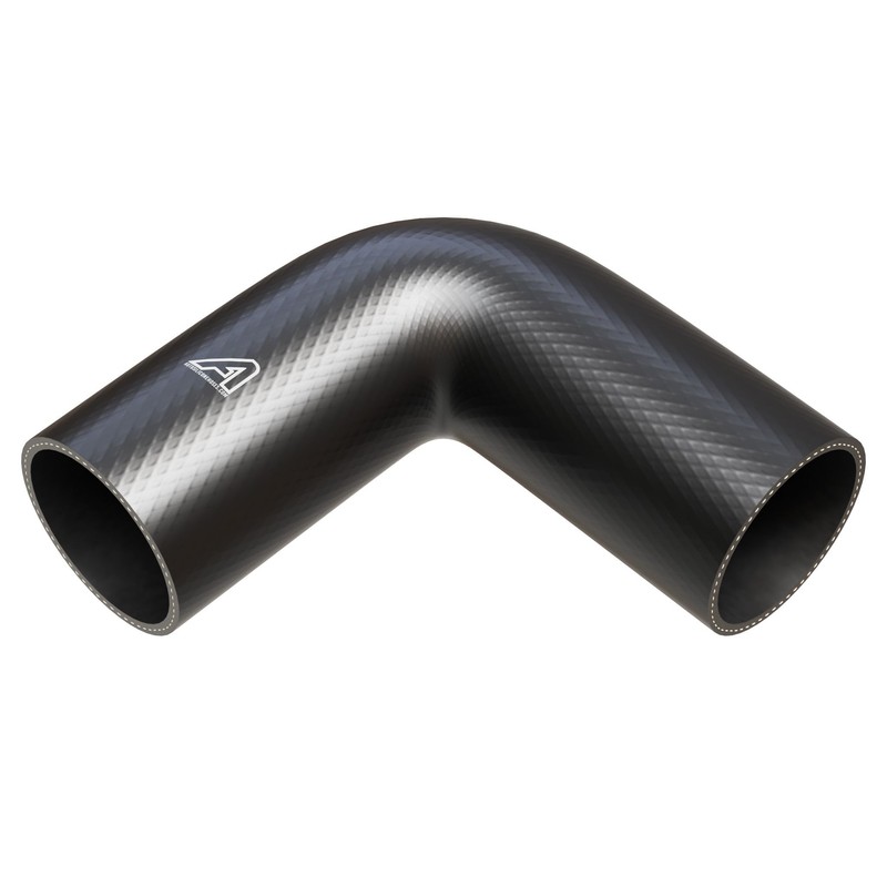 25mm (1") ID 90 Degree Rubber Elbow Hose Coupling Connector
