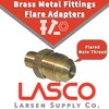 LASCO 17-4613 1/4-Inch Flare by 3/8-Inch Female Pipe Thread Brass