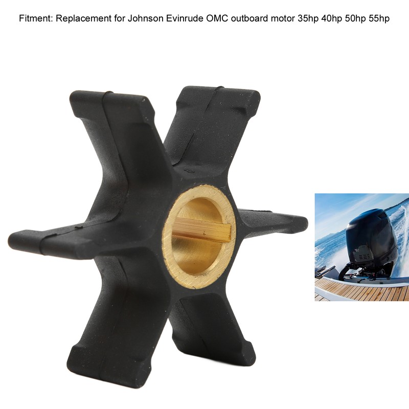 Water Pump Impeller 6 Blades 377230 Replacement for Johnson Evinrude