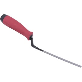 MARSHALLTOWN QLT Tuck Pointers, Soft Grip Handle, 6 1/2 x 1/4 Inch, Mortar Repair, Masonry, TPSG614