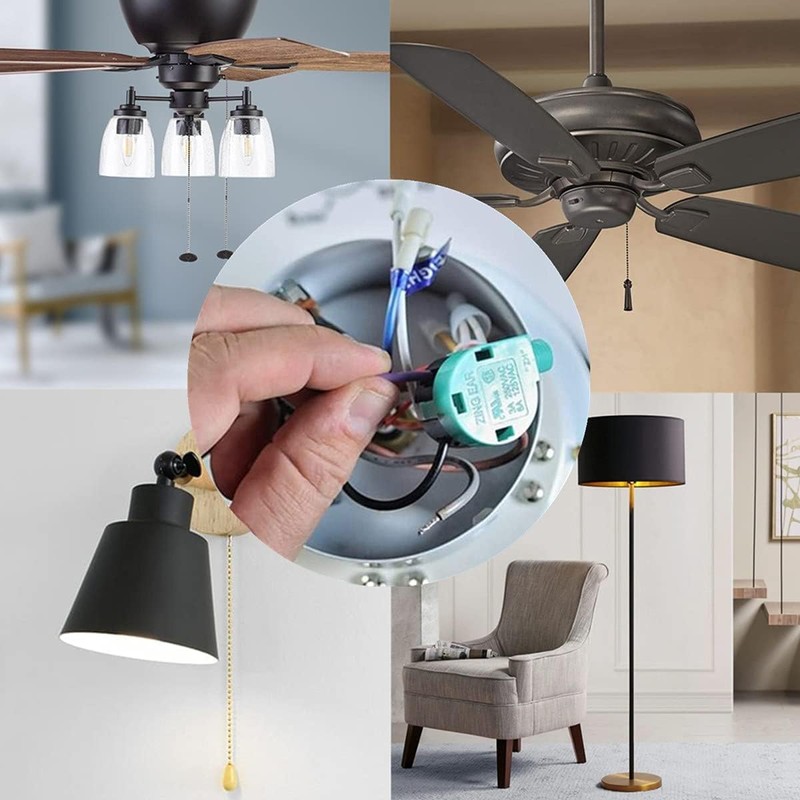 Ceiling Fan Switch 3 Speed 4 Wire, Ze-268s6 Ceiling Fan