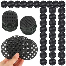 SquEqu 200 Pack Plant Pots Hole Mesh Pad Plastic Flower Pots Drainage Hole Cover Screen Filter for Flower Planters Boxes Ceramic Succulent Planter Terracotta Clay Pot Bonsai Outlet Training Pot