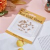 Beebeecraft 1 Box of 300 Bead Clasps, 18 Carat Gold-Plated,