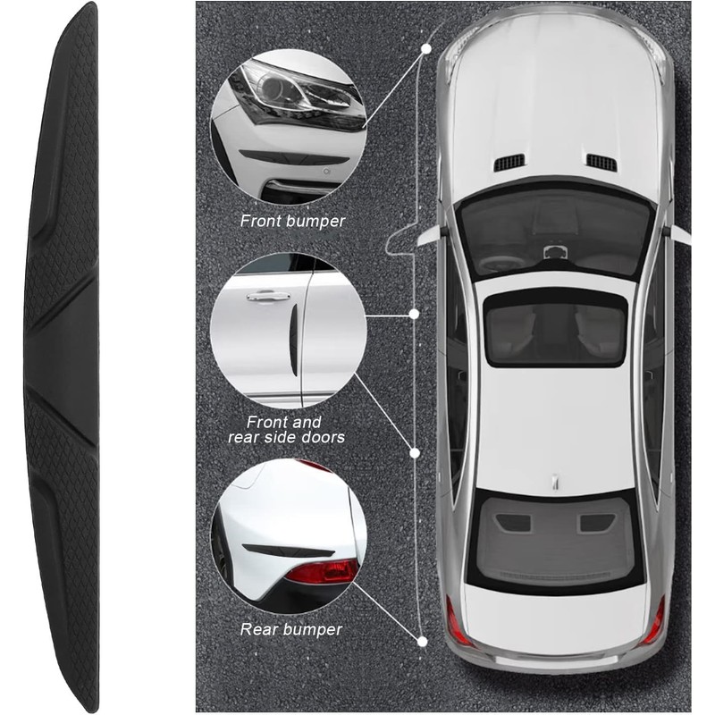 6 Pcs Protector de Puertas Automovil, Protectores Universales de Silicona