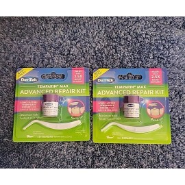 DenTek 2 Pk DenTek Temparin Max Advanced Dental Repair Kit, 13+ Repairs