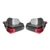 Windproof Motorcycle Hand Guards Motorcycle Handlebar Handguards Horn Handle Protection Motorcycle Handbrake Protector Shield (Red)