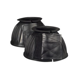 Tough-1 Heavy Duty Ribbed Bell Boots Black