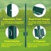 Fence Posts 5FT, 10pcs Heavy Duty Garden Stakes (Patchwork Style)