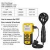 Pro HVAC Anemometer Handheld CFM Meter Wind Speed Meter with