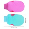 Beavorty Exfoliating Gloves for Shower Bath 2 Pieces Body Scrubber