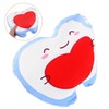 BESPORTBLE Soft Plush Tooth Pillow Back Support Pillow for Sitting