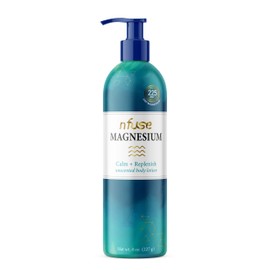 nfuse Natural Magnesium Body Lotion | Mg++ Delivery Technology | Pure Magnesium Chloride U.S.P. | Fragrance Free - Unscented: Calm + Replenish - 8 oz
