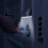 Keyhole Light,AMZSTAR 4LED Keyhole Lamp Infrared PIR Motion Detector Cabinet