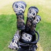 Golf Club Head Covers,1pc Skull Skeleton Fairway Golf Head Cover,