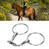 O Ring Horse Bits Flexible Linking Polished Stainless Steel Horse