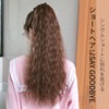 LANJING Wig Piece Hair Extensions Wavy Curly Hair Long Fashion