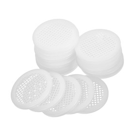 Operitacx 20pcs Round Vent Covers for Cabinet Wardrobe Shoe Closet Durable Plastic Air Vents for Home Furniture Easy to Clean Ventilation Holes for Optimal Airflow
