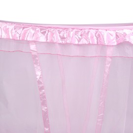 Luxury Princess Four Corner Post Bed Curtain Canopy Netting Mosquito Net Bedding Pink 1.5x2M
