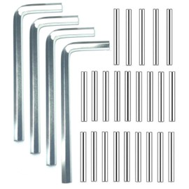 ZQToday Spring Hinge Tension Pin Replacement Kit.41pcs Stainless Steel Shelf Pins and 4pcs Hex Wrenches,Metal Dowel Pegs Shelf Support Pins Kit for Self Closing Door Hinges Garage Door Closer Hinge