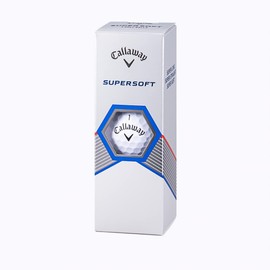 Callaway Golf Balls Super Soft Ball Sleeves (Pack of 3) (White/FF/Men's)