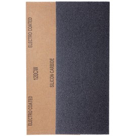 YoiYee 120 Grit Wet & Dry Sandpaper Sheets, 23 x 9.5cm, Fine Abrasive Sand Paper Roll for Wood, Metal, Plastic, Glass, Stone and Wall Sanding, 10 Pack