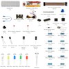 CENBEN 461Pcs Electronics Fun Kit Breadboard Kit with Power Supply