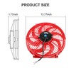 JDMSPEED New 14" Inch Universal Slim Fan Push Pull Electric