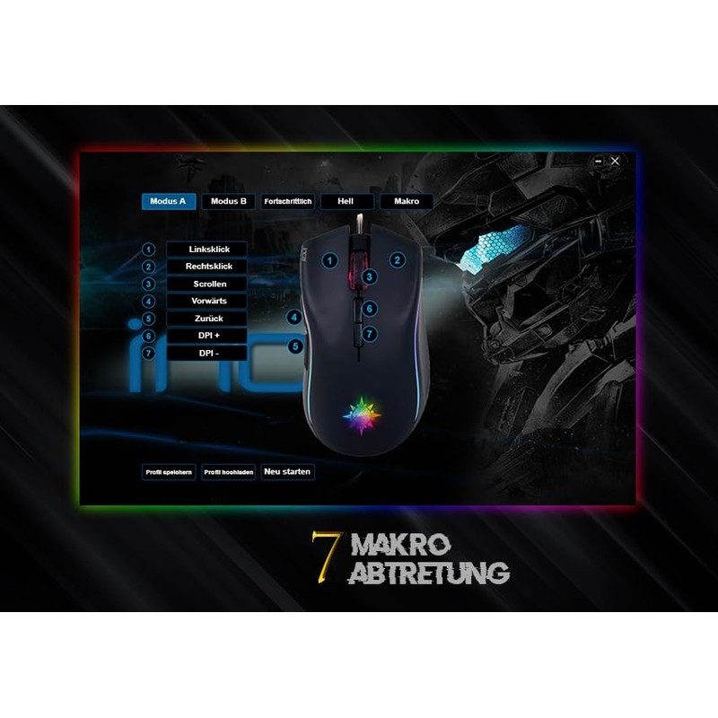 Inca Img-349 Anahita Gaming Mouse Negro