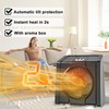 HEATIT Space Heater for Indoor, Digital Display with Thermostat, 1-12H