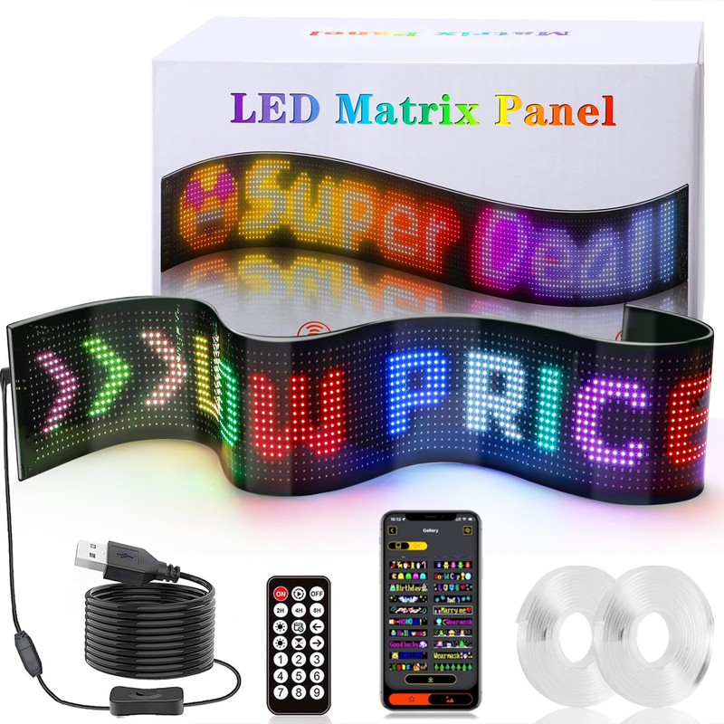 1 Piece 52inx7.6in Extra-Large Devil Eyes Light for Truck Windshield,