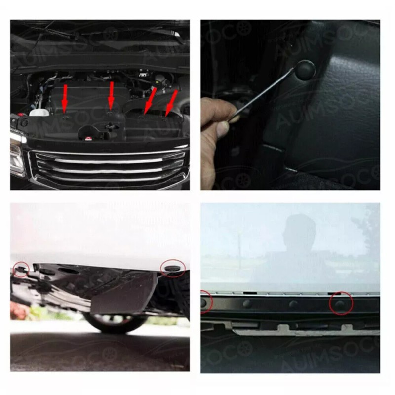 AUIMSOCO For Toyota Avalon Trim Panel Clips Bumper Fender Push